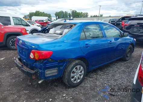 2009 Toyota Corolla Le z USA, uszkodzony, nr VIN 2T1BU40E99C068218